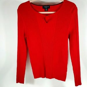 Red Sweater, Size PL by Liz Claiborne
